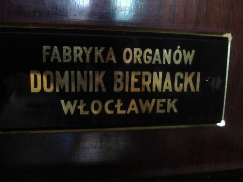 Sygnatura organmistrza