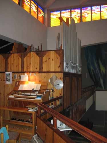 ogólny widok prospektu i instrumentu