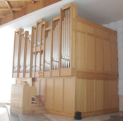 widok ogólny prospektu i organów