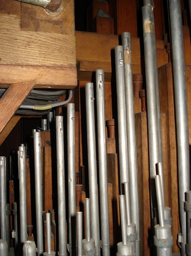 Fragment wnętrza instrumentu