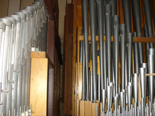 wnętrze instrumentu