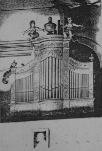 Organy niezachowane (po 1817 r.) – prospekt