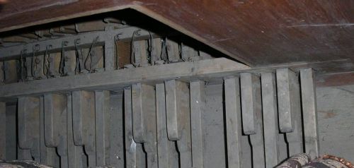 fragment klawiatury pedałowej