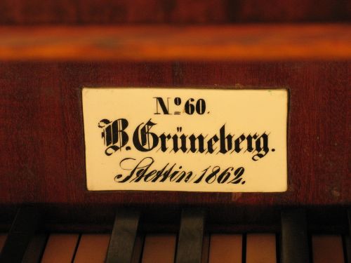 Tabliczka budowniczego organów